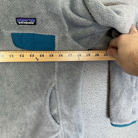 Patagonia Jacket Womens S Grey Re Tool Snap T Pullover Mock Neck Pockets - Picture 5 of 7